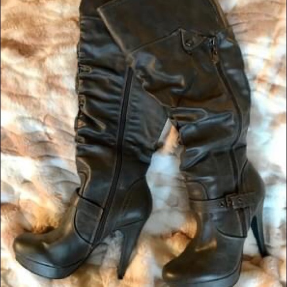 Guess Shoes - Guess Leather Knee high Boots